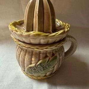 Vintage Ceramic Juice Squeezer